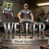 Custom Any Photo - Personalized Welder Custom Shaped Acrylic Plaque