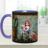 Crazy Plant Lady - Personalized Gardening Accent Mug