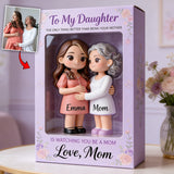 Watching You Be A Mom - Personalized Daughter Custom Shaped Acrylic Plaque