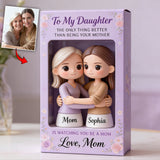 Watching You Be A Mom - Personalized Daughter Custom Shaped Acrylic Plaque