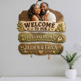 Welcome To Our Home - Personalized Family Pallet Wood Sign