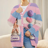 Love Crocheting - Personalized Crocheting Cardigan Sweater