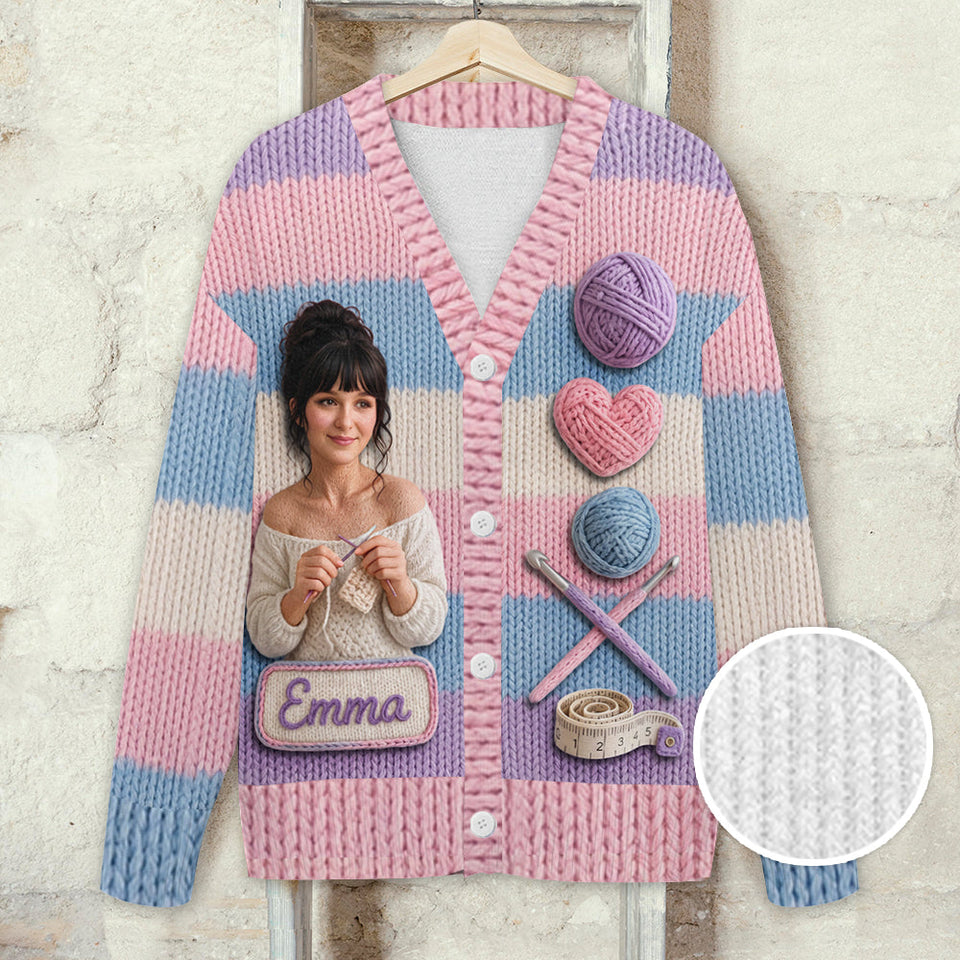 Love Crocheting - Personalized Crocheting Cardigan Sweater