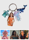 Custom Any Photo - Personalized Sea Lover Keychain With Charms
