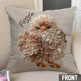 Love Chicken - Personalized Chicken Throw Pillow