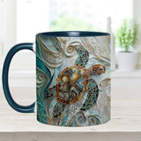 Love Turtles - Personalized Turtle Accent Mug