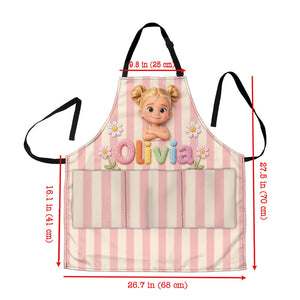 Any Photo - Personalized Kid Apron With Pockets