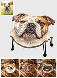Pet Owner Gift - Personalized Dog Table Custom Shape