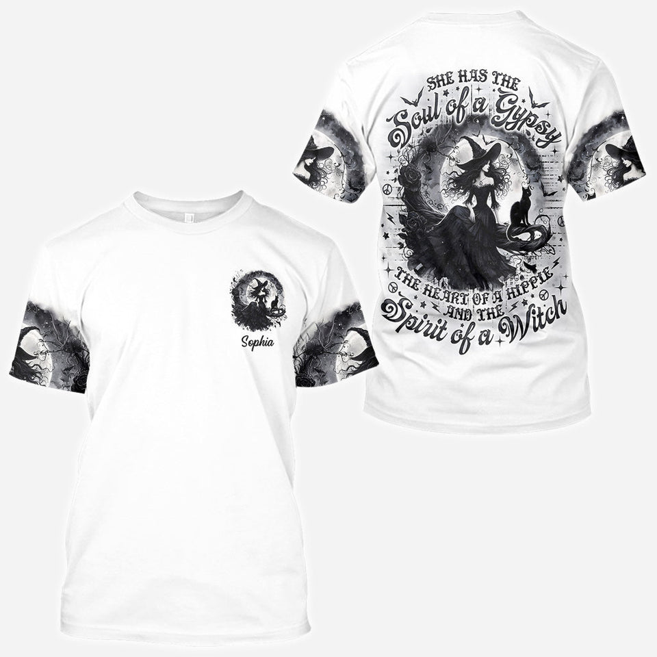 Spirit Of A Witch - Personalized Witch All Over Shirt