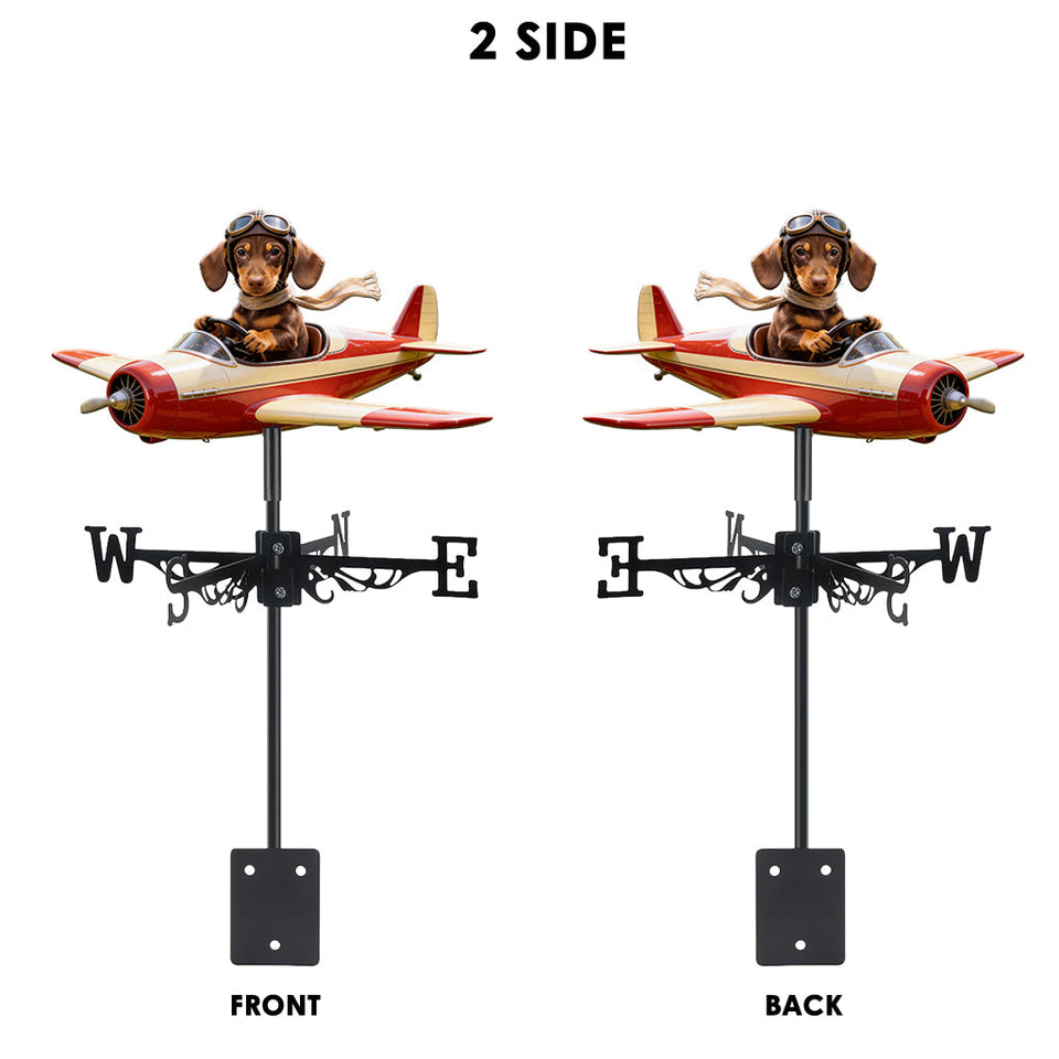 Must-have Item for Your Garden, Pet Lover Gift - Personalized Dog Weather Vane