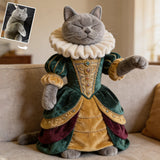 Renaissance Royal Pet Dog Cat Custom Photo - Personalized Dog Premium Faux Fur Pillow