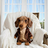 Renaissance Royal Pet Dog Cat Custom Photo - Personalized Dog Premium Faux Fur Pillow