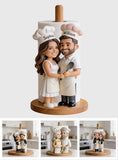 Custom Any Photo - Personalized Couple Paper Towel Stand
