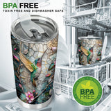 Artistic Hummingbird - Personalized Gardening Tumbler