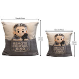 Remote Control King - Personalized Father Pocket Pillow