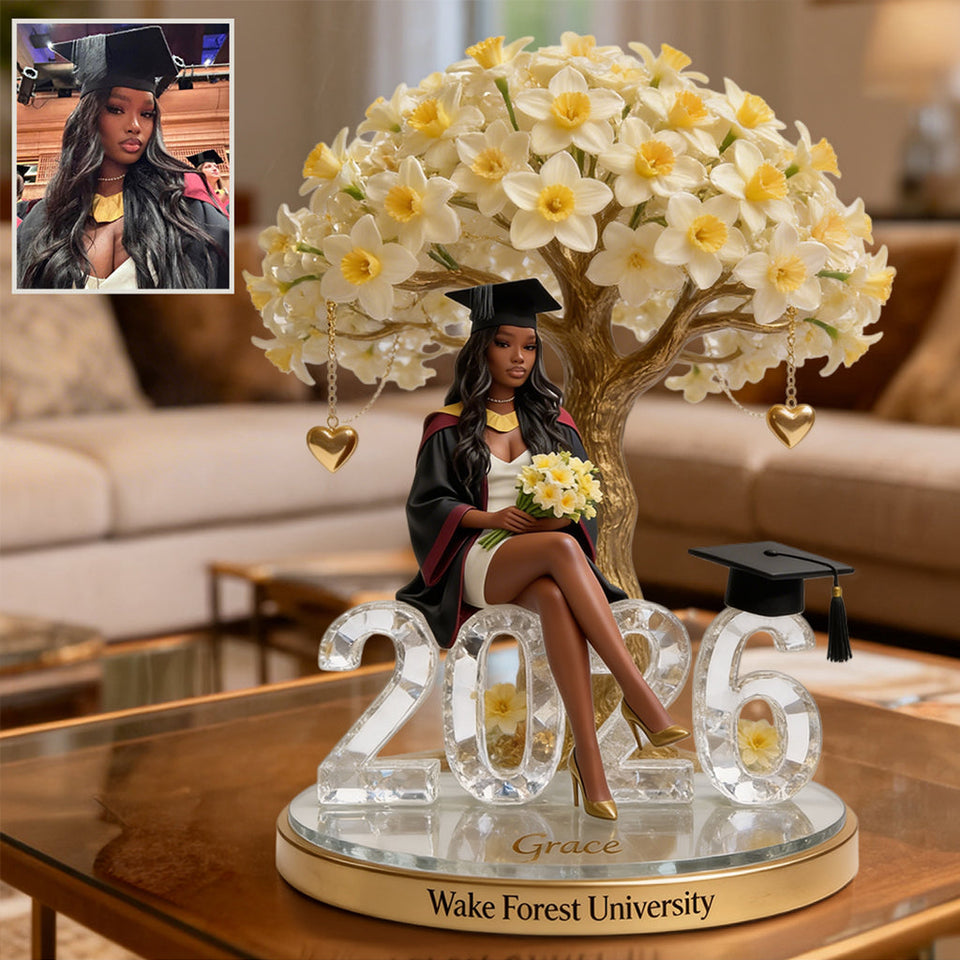 Class Of 2026 - Personalized Graduation Custom Shaped Acrylic Plaque