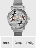 Love Horses - Personalized Horse Women Hand Watch