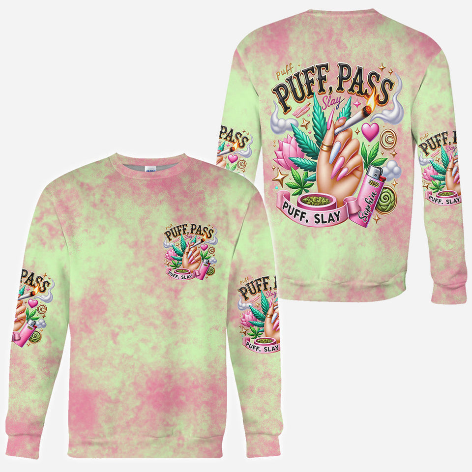 Stoner Chic - Personalized Weed All Over Shirt