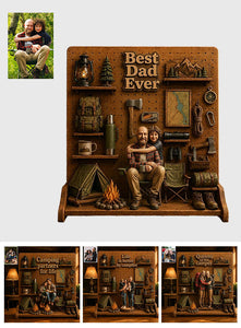 Camping Lovers Gift - Personalized Camping 2 Layered Wood Sign / Wood Plaque