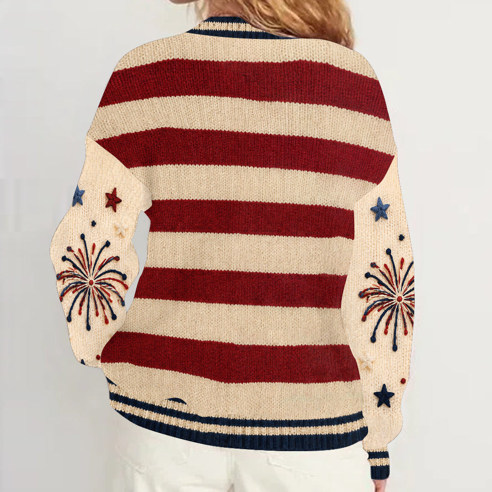 Any Photo Gift For Nana, Mother - Personalized Grandma Cardigan Sweater