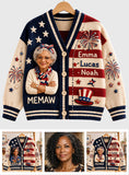 Any Photo Gift For Nana, Mother - Personalized Grandma Cardigan Sweater