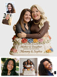 Love Between Mother And Daughter - Personalized Mother Custom Shaped Acrylic Plaque