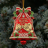 First Christmas As Mr. & Mrs. - Personalized Couple Ornament