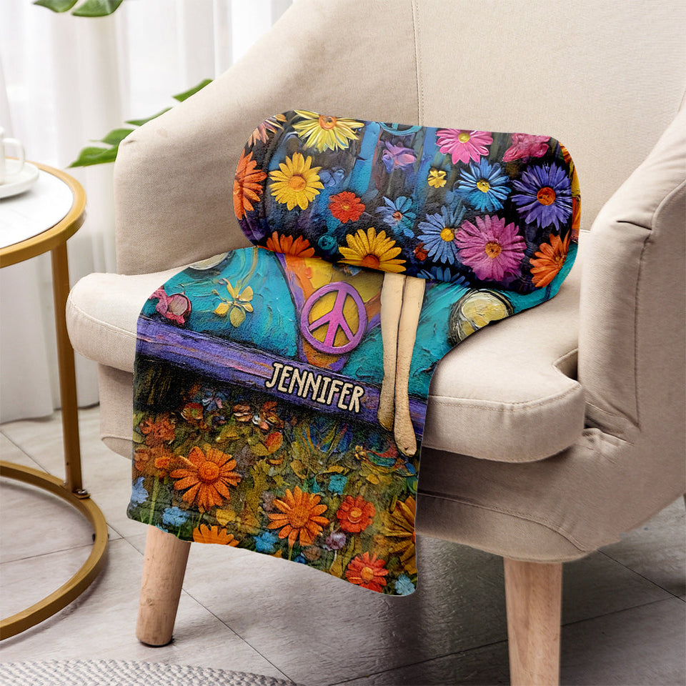 Hippie Souls - Personalized Hippie Blanket