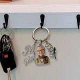 Custom From Letter, Flower, Photo - Personalized Self Love Premium Keychain With Charms