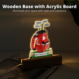 Best Dad By Par - Personalized Golf Custom Shaped Acrylic Plaque