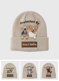 Loved And Protected By Furry Friends - Personalized Dog Beanie Hat