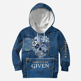 Cool Skull - Personalized Skull Hoodie and Leggings