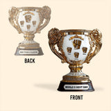 Father Victory Cup Trophy World's Best Dad/ Papa/ Father.... - Personalized Father Custom Shaped Acrylic Plaque