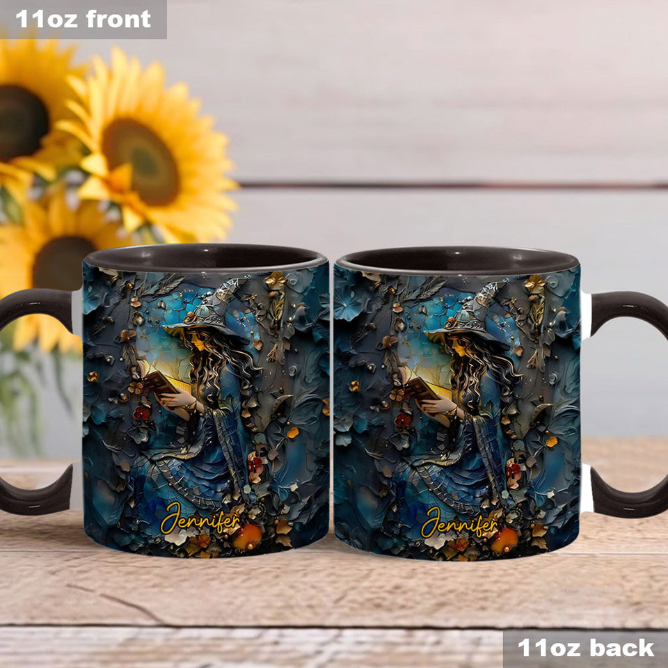 Artistic Witch - Personalized Witch Accent Mug