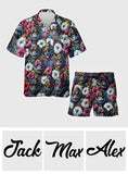 Bigfoot Summer Vibes - Personalized Hiking Hawaiian Shirt & Men Shorts