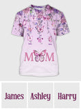 Mother And Children Butterfly - Personalized Mother All Over Shirt