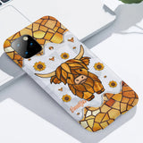 Adorable Highland Cow - Personalized Highland Cow Full Print Phone Case
