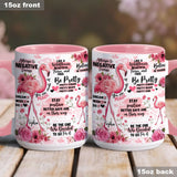Flamingo Affirmation - Personalized Flamingo Accent Mug