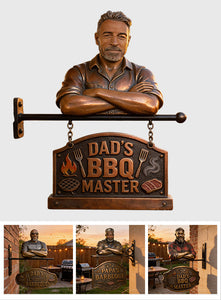 Custom Any Photo - Personalized Father Wooden Wall Mount Sign