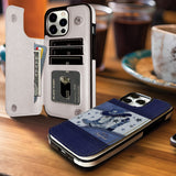 Cowgirl Boots - Personalized Cowgirl Foldable Wallet Phone Case