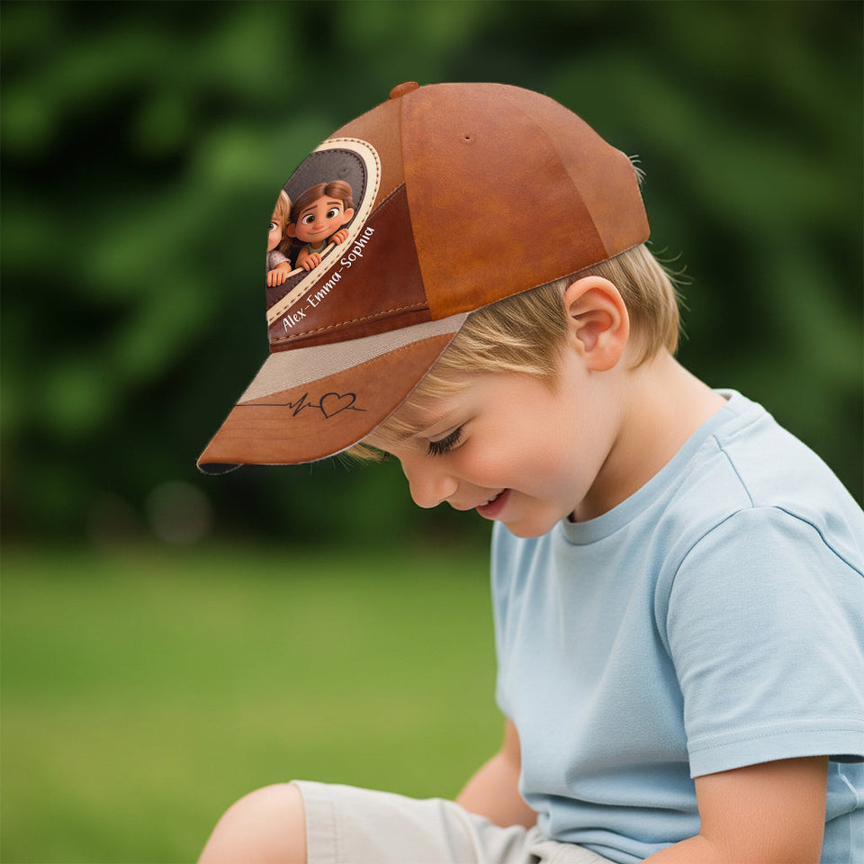 Custom From Any Photo - Personalized Father Classic Cap