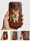 Custom Any Photo - Personalized Dog Leather Phone Case