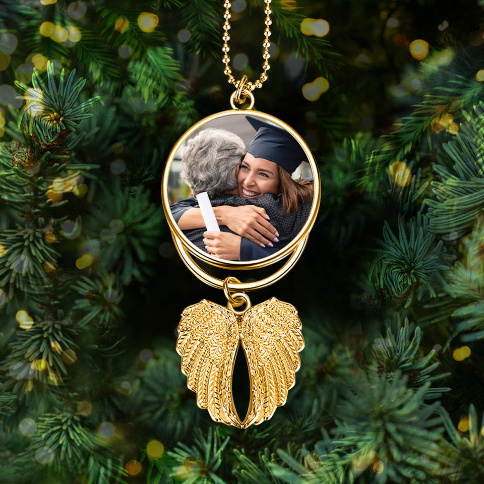 Happy Graduation - Personalized Graduation Wings Ornament