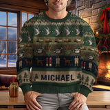 Duck Hunting Season - Personalized Hunting Ugly Sweater