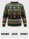 Duck Hunting Season - Personalized Hunting Ugly Sweater