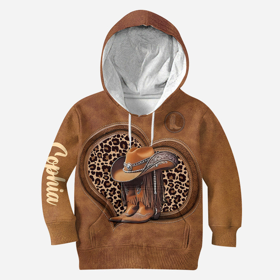 Cowgirl Boots - Personalized Cowgirl Hoodie and Leggings
