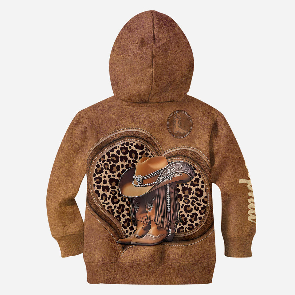 Cowgirl Boots - Personalized Cowgirl Hoodie and Leggings