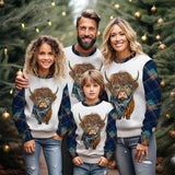 Love Highland Cows - Personalized Highland Cow Ugly Sweater
