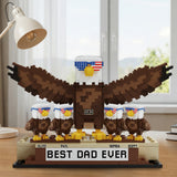 Best Dad Ever - Personalized Father Custom Shaped Acrylic Plaque