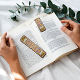 Teacher Gifts Boho Kraft - Personalized Teacher Shaped Magnetic Bookmark